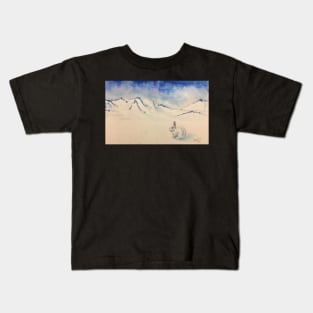 Winter Rabbit Kids T-Shirt